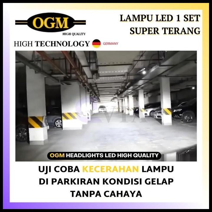 TERBARU OGM - BOHLAM LAMPU LED MOBIL TOYOTA RUSH 32V 6000K SUPER TERANG (HS) 