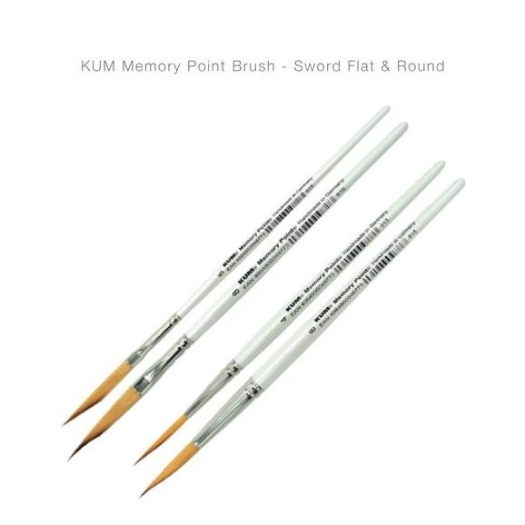 

Kuas Lukis Kum Memory Point Sword Synthetic Brush Short Handle