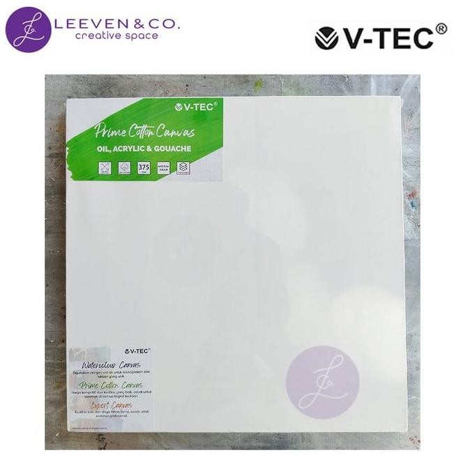 

V-Tec Kanvas Bingkai Prime Cotton Jepret Belakang 50/60/70