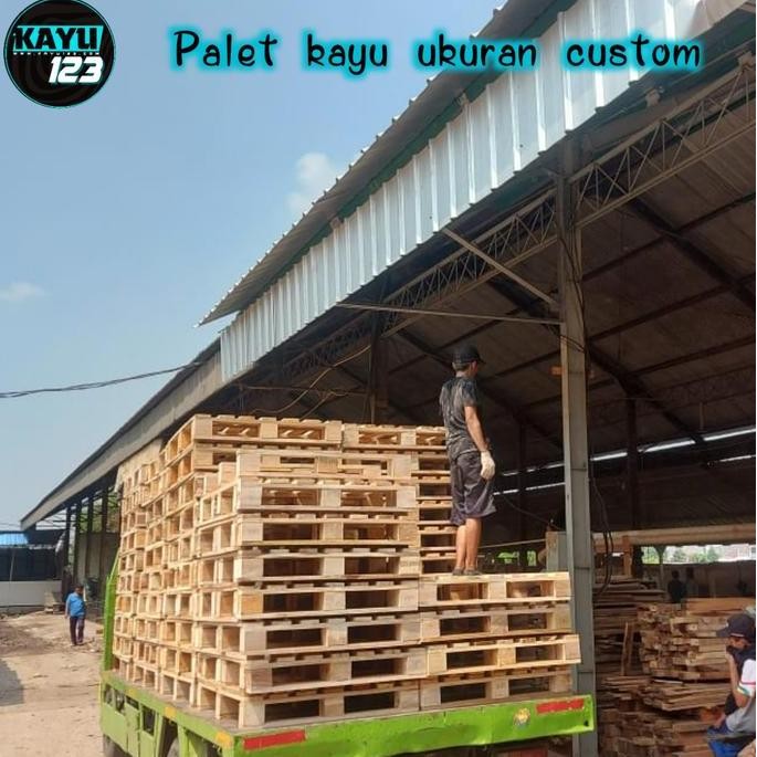 

Palet Kayu Ukuran Custom Kondisi Siap Pakai