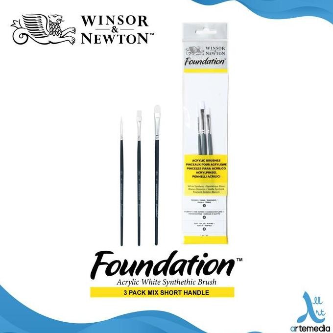 

Kuas Lukis Winsor & Newton Foundation Set 3 Mix White Brush Sh