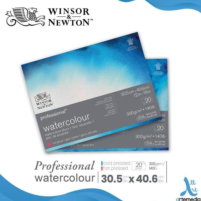 

Kertas Cat Air Winsor & Newton Professional 30X40Cm Watercolor Paper