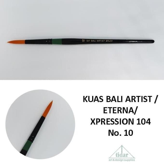 

Brush / Kuas Bali Artist / Eterna / Xpression 104 Round / Bulat No. 10