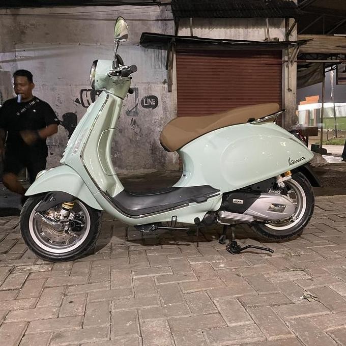 Shock Custom Depan Non Tabung Belakang Tabung Nyatu Vespa Matic