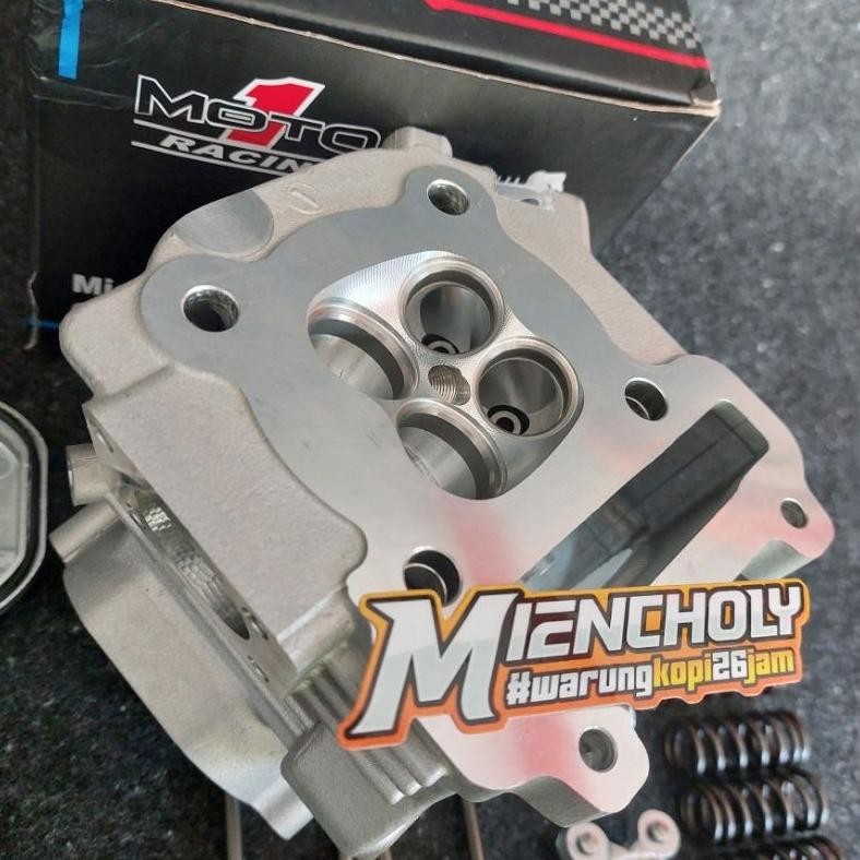 blok head mio 4 klep komplit set platuk rra