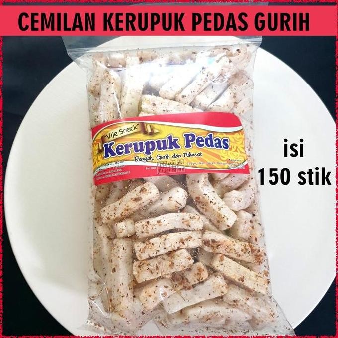 

Kerupuk Pedas Stik Makanan Ringan Cemilan Renyah Gurih Vijae Snack