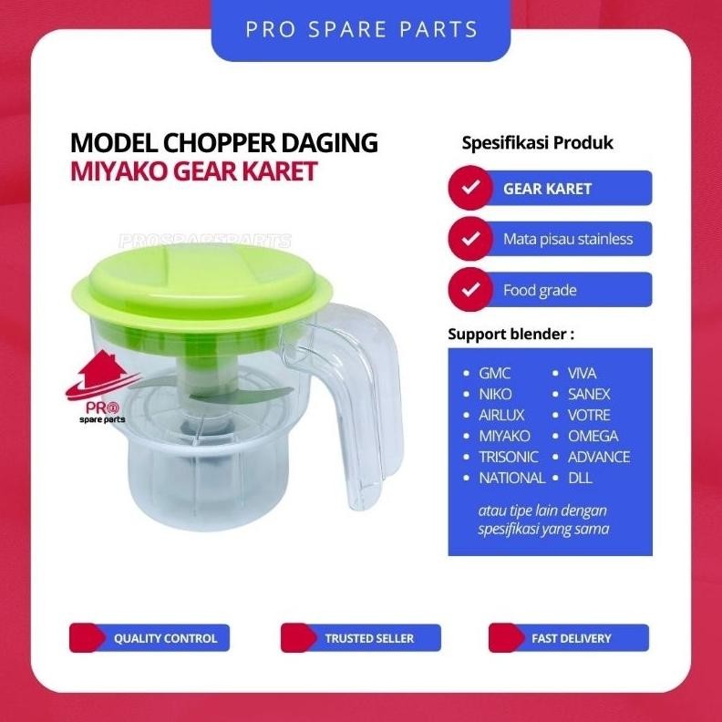 Model Chopper Daging Blender Miyako - Gelas Penggiling Daging Miyako - Blender Daging Miyako - Gilin