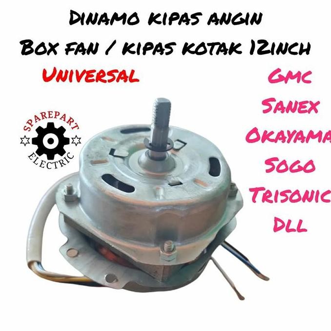 Dinamo Kipas Box Fan 12 Inch Universal | Cocok Sanex GMC Niko Sogo DLL