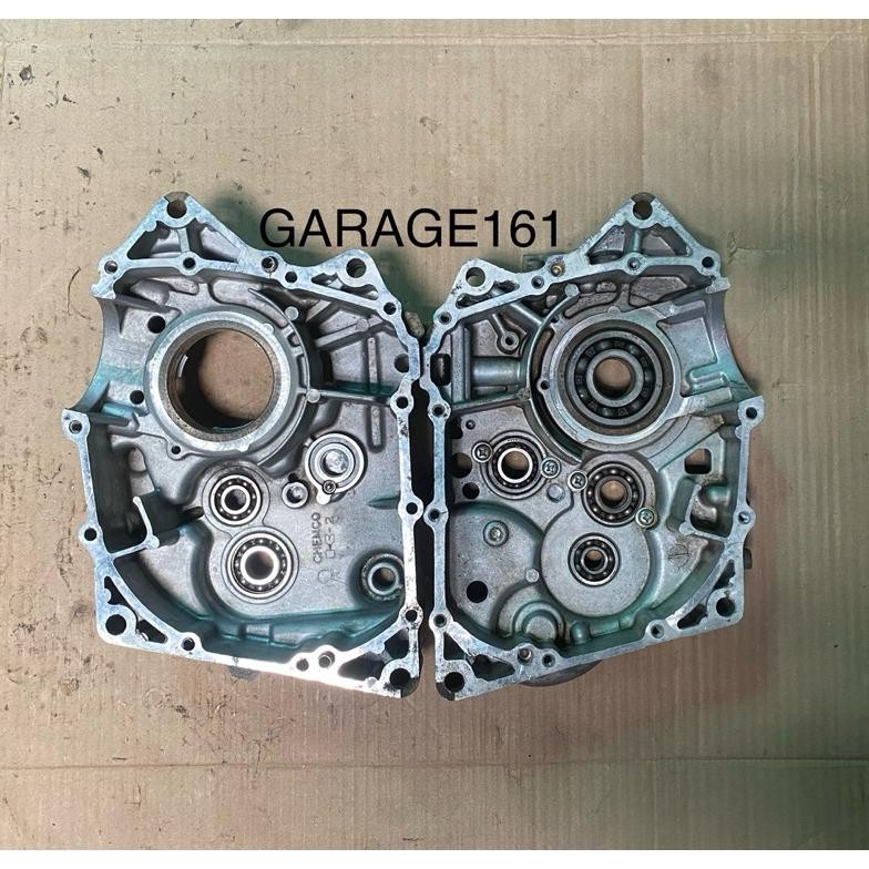 crankcase krengkes kalter set kiri kanan klx 150 D tracker orinal