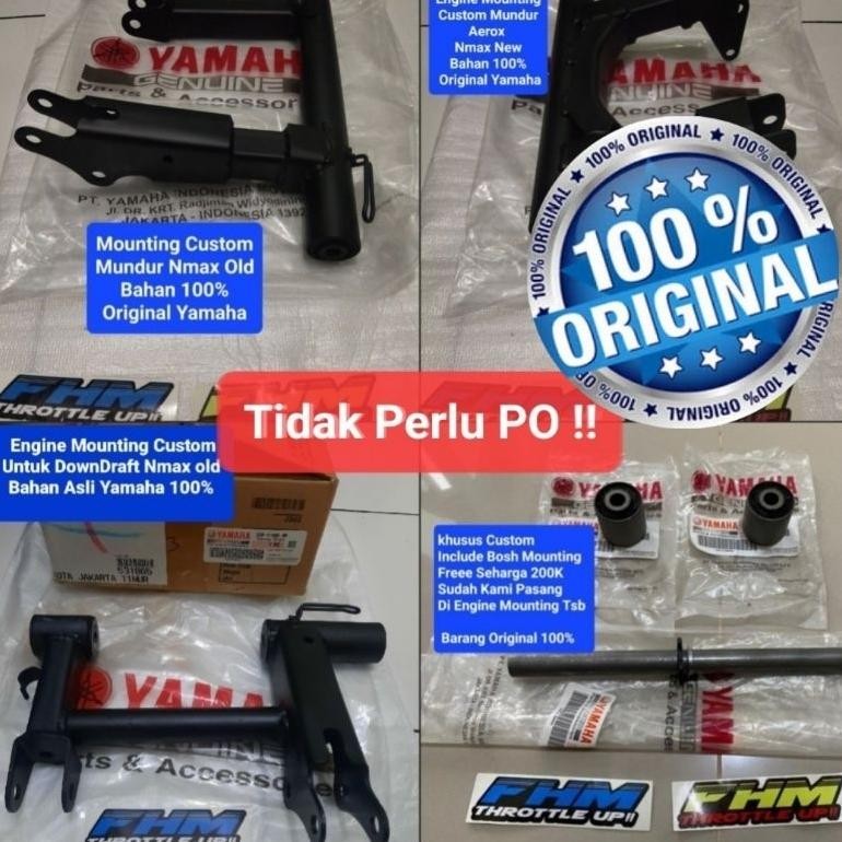 Engine Mounting Custom Nmax Lexi Mundur + DownDraft .. New Old Nmax New Nmax Old lama 155 Lexi . Req