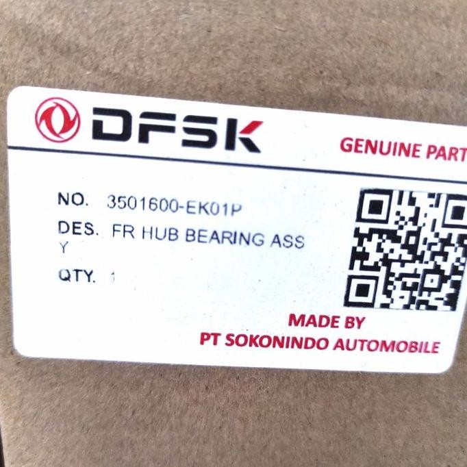 bearing hub fr depan DFSK Super Cab