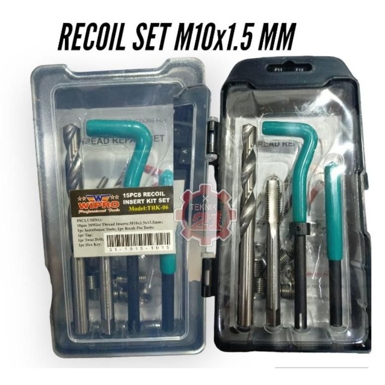 RECOIL SET M10x1.5 MM WIPRO INSERT RECOIL SET WIPRO M10x1.5