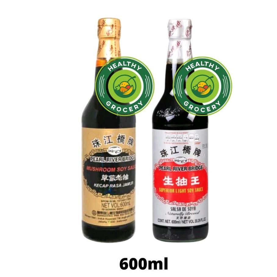 

Pearl River Dge Mushroom Soy Sauce 600Ml Kecap Asin Rasa Jamur Soy Sauce 600Ml Kecap Asin