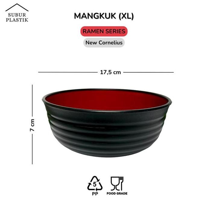 

[1 LUSIN] Mangkuk Ramen Plastik Isi 12 pcs | Mangkok Mie Jepang Osaka Plastik Hitam Merah Tebal Tahan Panas Bisa Buat Seblak Bakso Sup