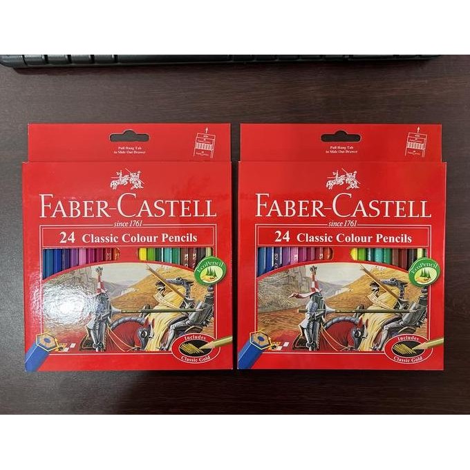 

Pensil Warna Faber Castell 24 Warna Classic Original Kelir Kayu