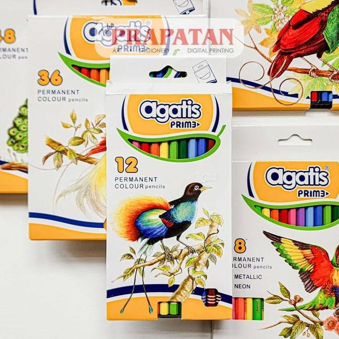 

Pensil Warna Permanen Agatis Prime Permanent Color Pencils Original