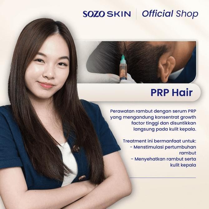 SOZO SKIN PRP Hair + FREE hair serum [KHUSUS CUSTOMER BARU]