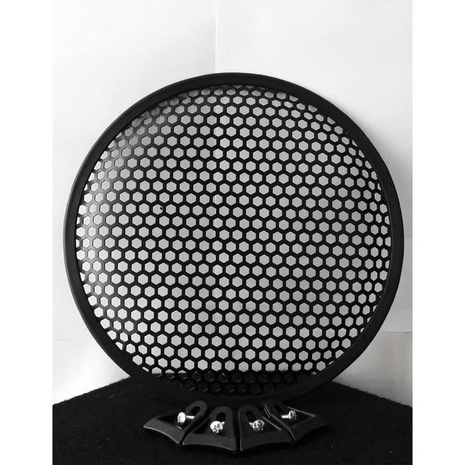 Grill Tutup Speaker 10 Inch Besi Ram Speaker Pelindung Woofer