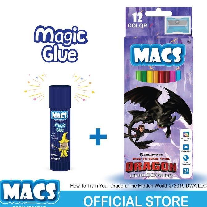 

FUN BUNDLE Macs Magic Glue Stick dan Color Pensil...
