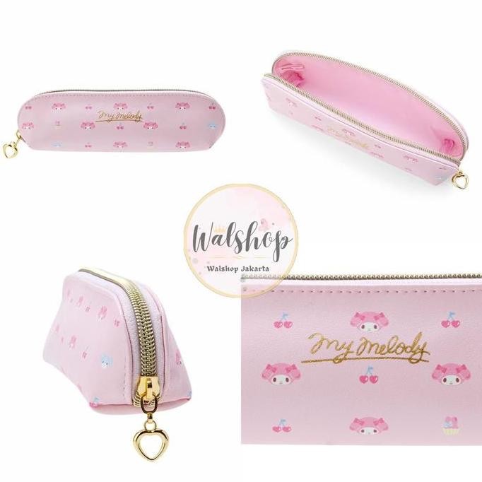 

Tempat Pensil Resleting Kuromi Melody Cinnamoroll HK Lucu Karakter Sanrio