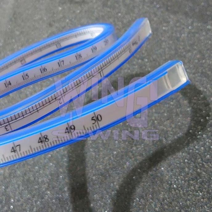 

Penggaris Jahit Pola Lentur Ct-50 50Cm Flexible Curve Ruler New Stok
