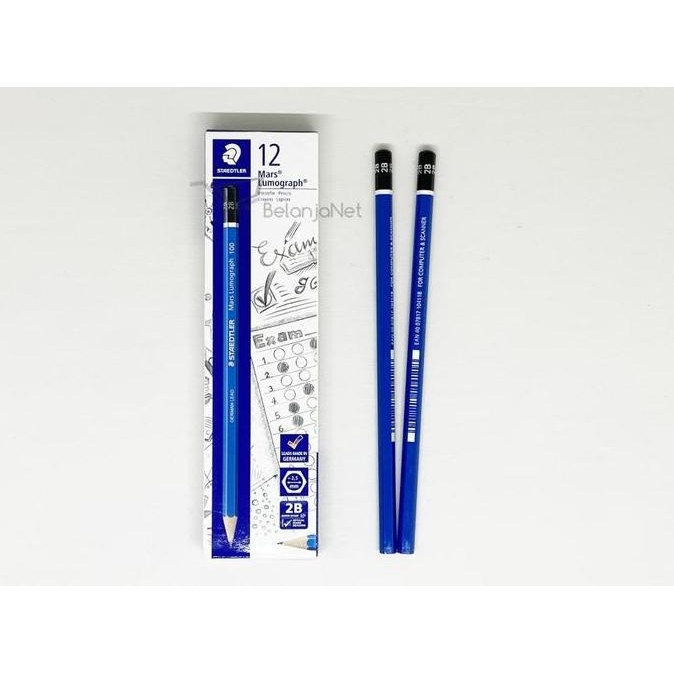 

Pensil Staedtler 2B DIJAMIN ORIGINAL ASLI Ujian Sekolah
