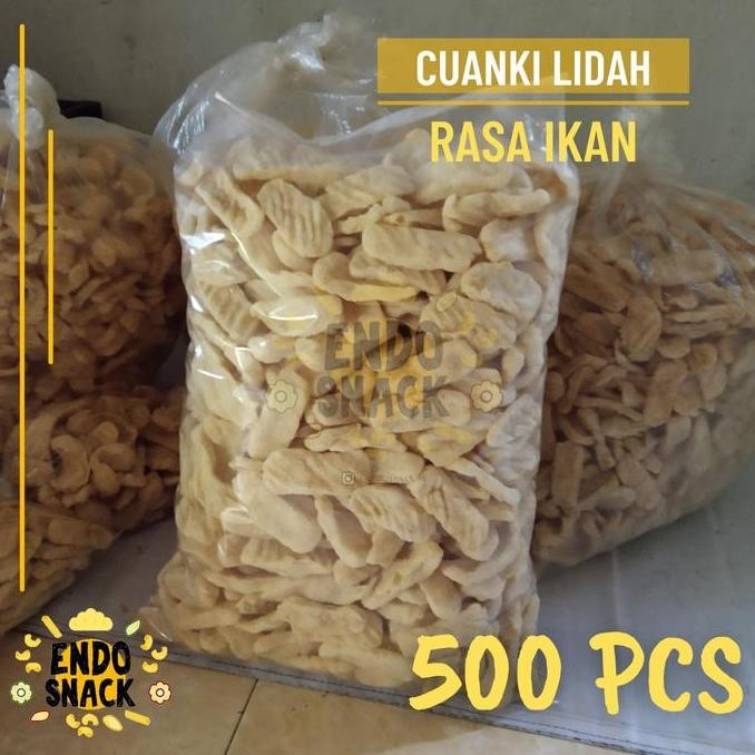 

500 pcs Cuanki Lidah Kemasan Besar Topping Baso aci, seblak, cuanki