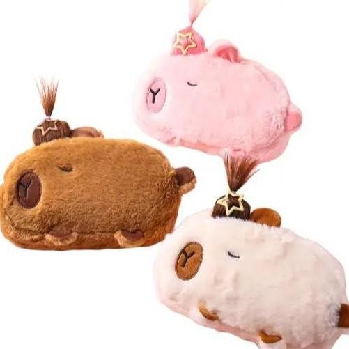 

Tempat Pensil Jumbo Plush Kapibara Lucu - SherColl Kotak Pensil Anak Halus