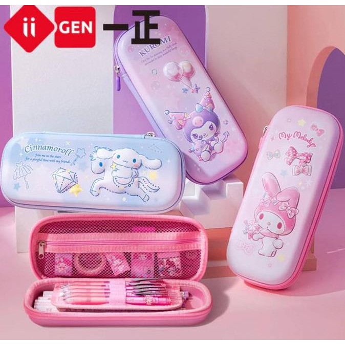 

Kotak Pensil 3D Sanrio Tebal Waterproof - Pencil Case Karakter Kuromi Cinnamoroll