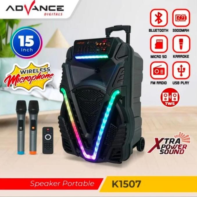 Adaptor Charger Cas Speaker Advance K1506 K1507 K1508 Power Supply