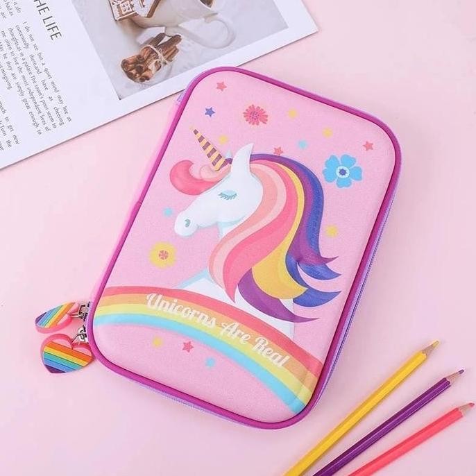 

Kotak Pensil Anak 3D Timbul EVA - Waterproof Tempat Tulis Sekolah Aesthetic