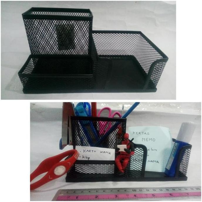 

Tempat Alat Tulis Pensil Pulpen Kertas Meja Kantor Belajar Organizer