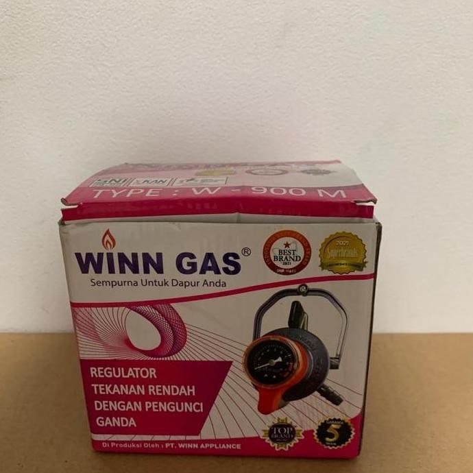 Winn Regulator Gas Double Safety Double Lock W 900 M Regulator Gas Lpg