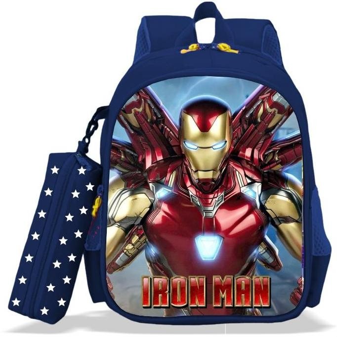 

Tas Ransel Anak Karakter Ironman SD-TK Kualitas Premium Bonus Tempat Pensil