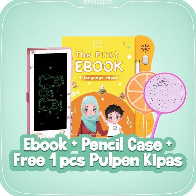 

(PRODUK ASLI INFINILAPAN) Paket Bundle Ebook Kotak Imajinasi Kotak Pensil Papan Coret Kreatif Anak Stiker Buku Pintar Belajar Quran