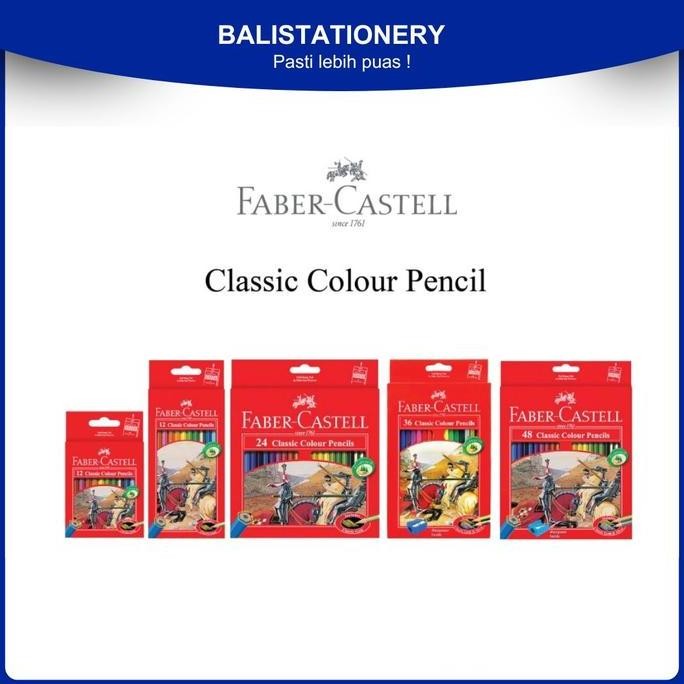 

Pensil Warna Faber Castell Classic 12 Warna Original