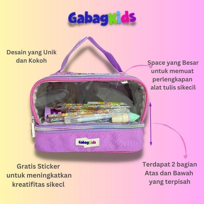 

Gabag Kids - Tempat Pensil Anak - Pensil Case Tara New Stok