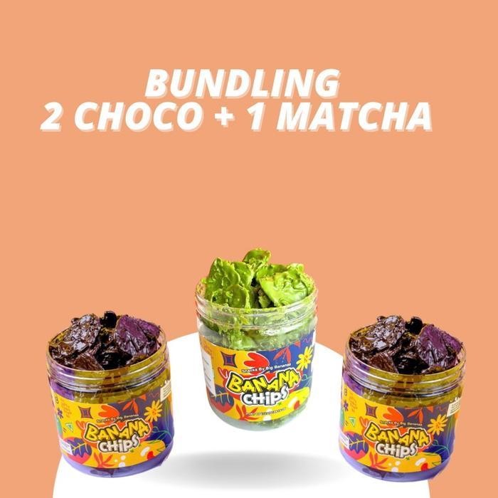 

Rkm Keripik Pisang 2 Coklat + 1 Matcha