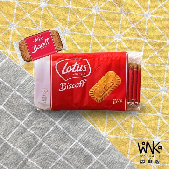 

RKM Lotus Biscoff Individual Pack 25 - Biskuit Speculoos Caramel Cookies