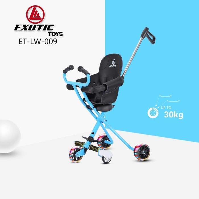 BB Stroler Anak Bayi Balita Trike Exotic ET LW009 Stroller Kursi Dorong