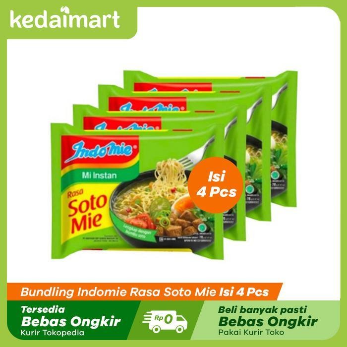 

Lm Paket Bundling Indomie Mie Instant Rasa Soto Pcs Isi 4