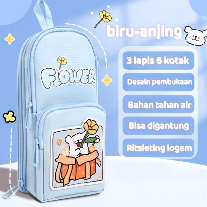 

CodKapibara Tempat Pensil 6 Lapis Kapasitas Besar Dengan Nilai Penampilan Tinggi Tempat Pensil Multifungsi Motif Kartun Capybara / Kuromi / Panda Pensil Case New Stok