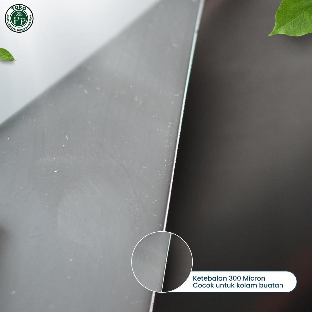 Geomembran Hdpe Tebal 300 Micron Lebar 5 Meter - Plastik Kolam Ikan - Tambak Garam - Tambak Udang Sp