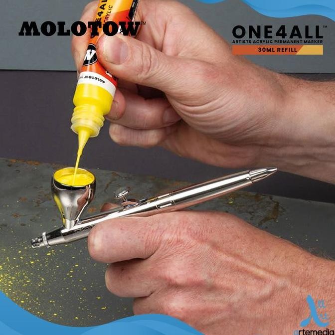 

Cat Isi Ulang Molotow One4All Refill 30Ml Acrylic Paint Marker - 1/3 New Stok