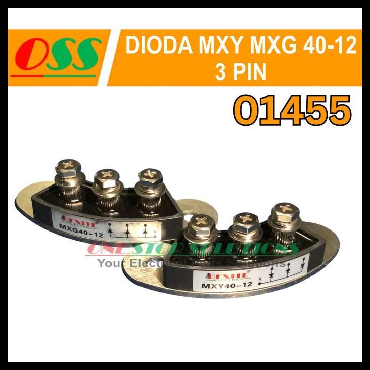 DISKON DIODA DIODE MXG MXY 40-15 40-12 40A 3 PIN 1500V 