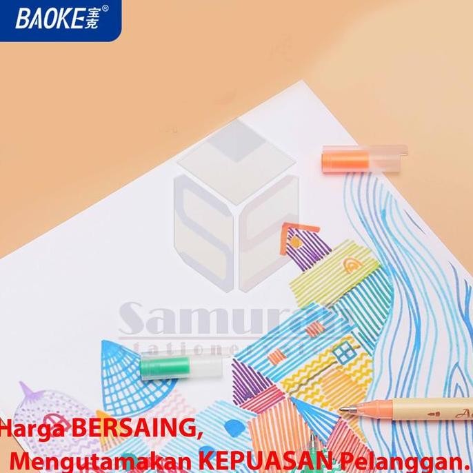 

Color Pen Baoke Acrylic 12 Warna 1.0 Mm Mp 2954 / Spidol Akrilik Warna Pastel 12 Colours Mp2954 / Colorful Pen New Stok