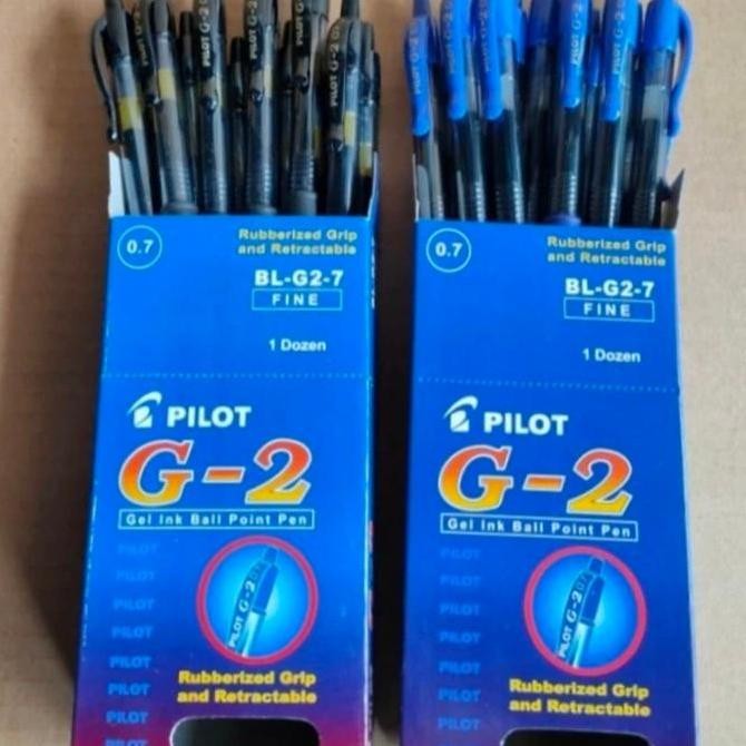 

Pulpen Pilot G2 Bl-G2 0.5/0.7 New Stok