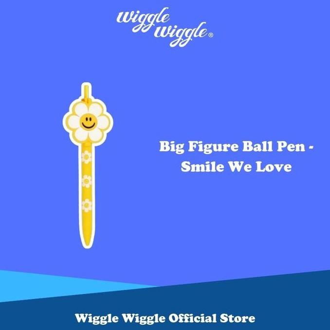 

Wiggle Wiggle Big Figure Ball Pen - Smile We Love Pulpen Bolpoin Bulpen Hitam Lucu Korea New Stok