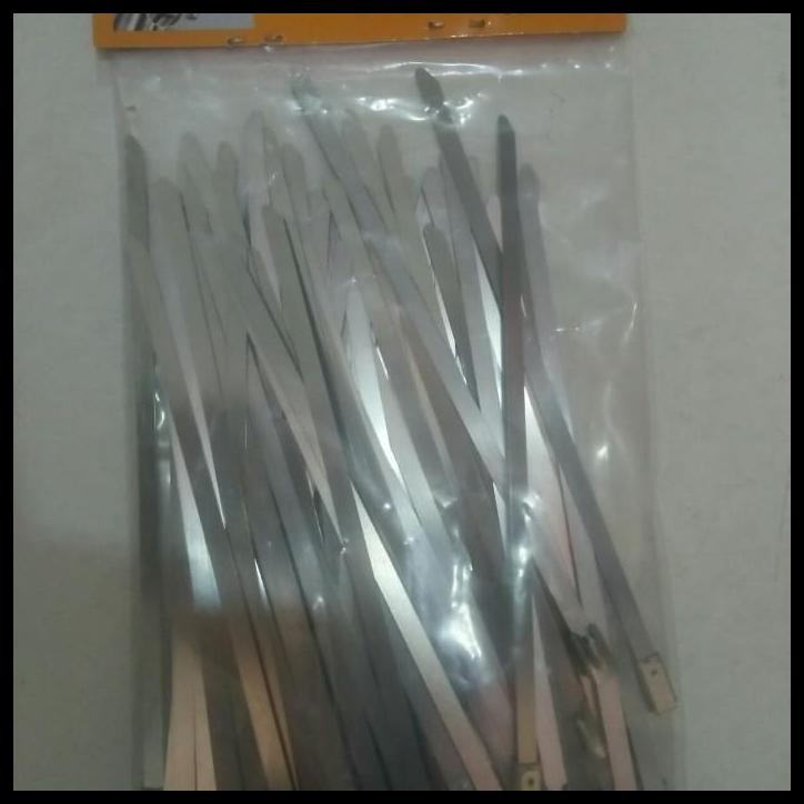 

TERBARU KABEL TIES STAINLESS STEEL CABLE TIES 400MM X 4,6MM FORT !!