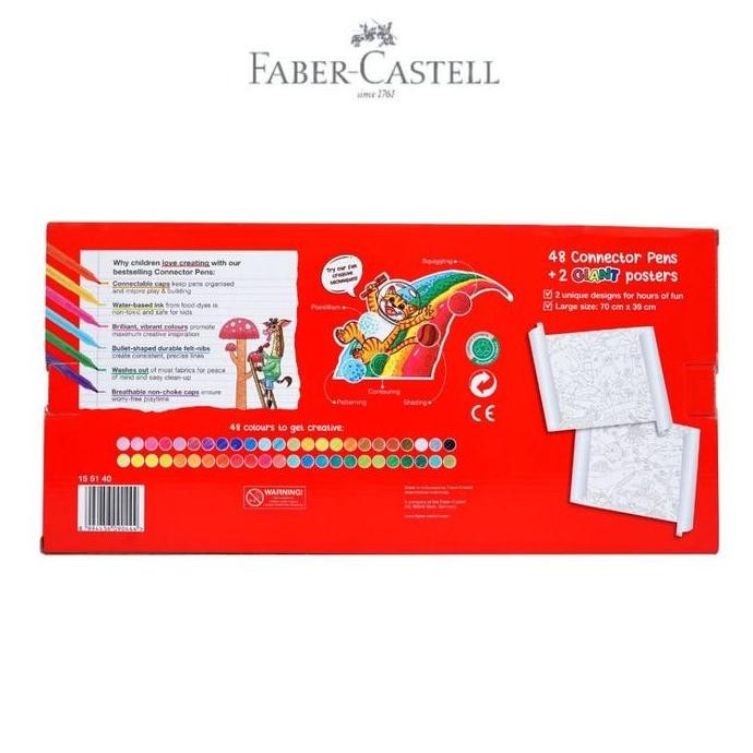 

Faber-Castell Connector Pen Set48 Giant Poster New Stok